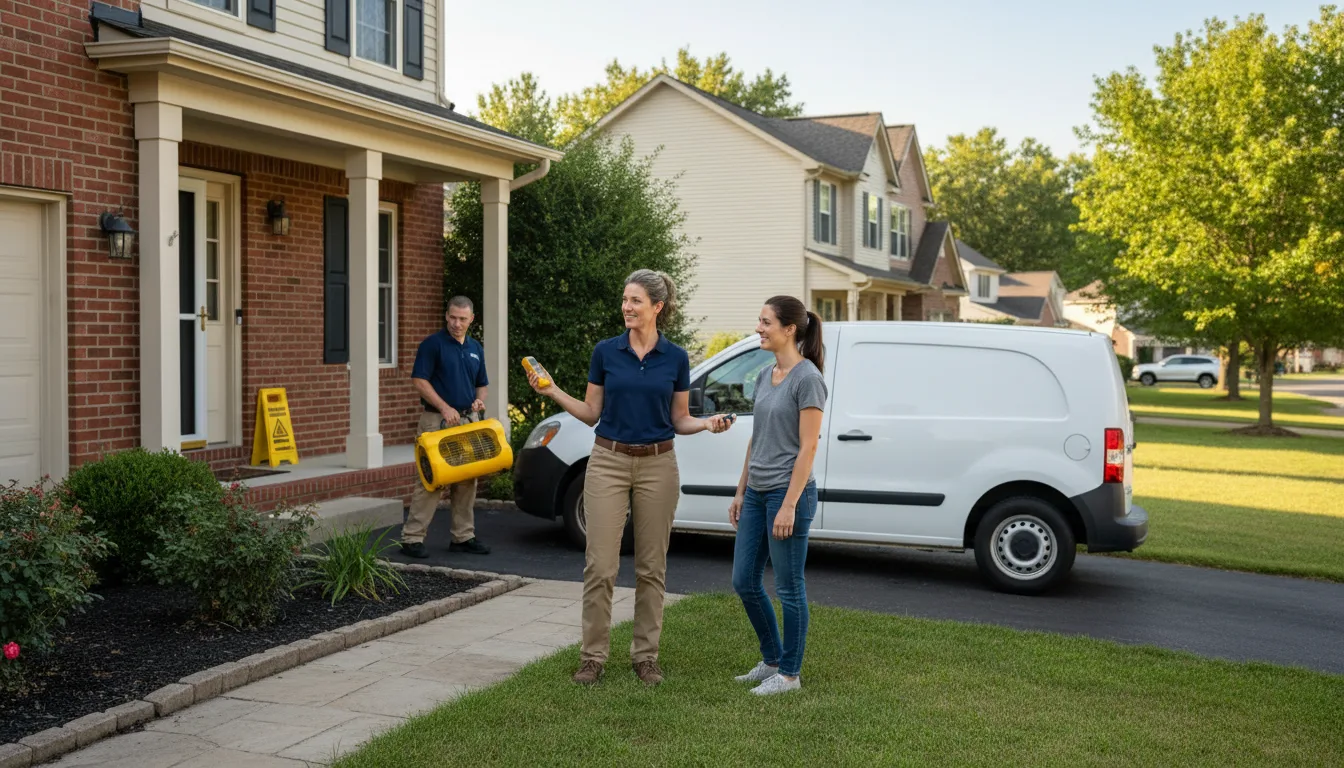 Water restoration image for Water Damage & Restoration Services in Westerly, RI